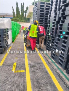 Pengecatan Marka Jalan Raya / Thermoplastik